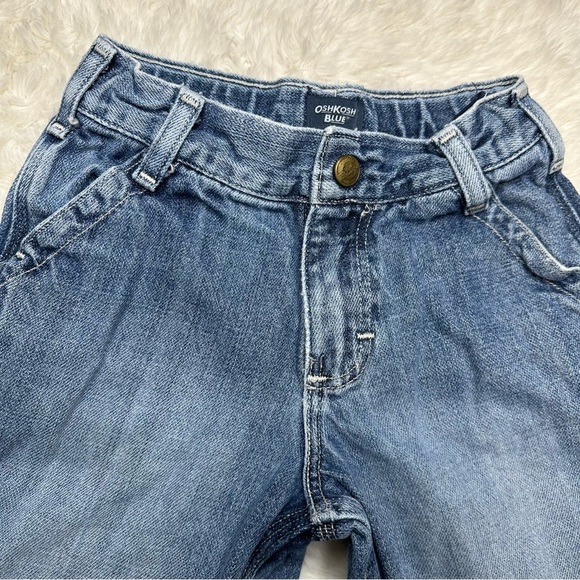 Osh Kosh Jean Shorts Knee Length Size 4 - Picture 2 of 16